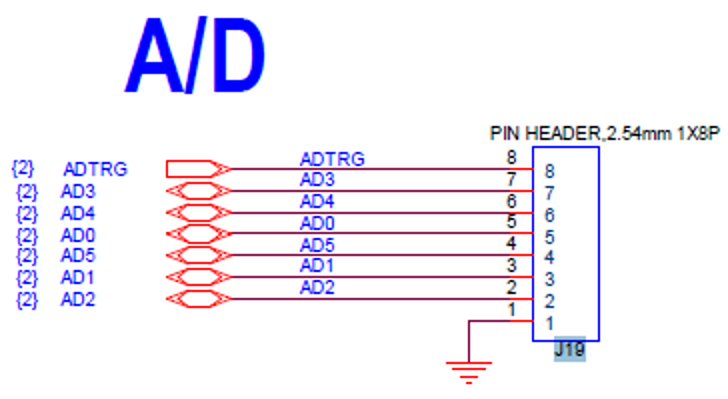 ADC circuit of 60-SOM - schematic