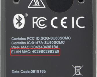 IG60 MAC Address
