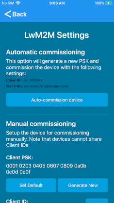 Auto-commission device