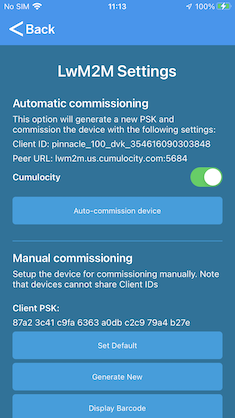Cumulocity Auto-Commission